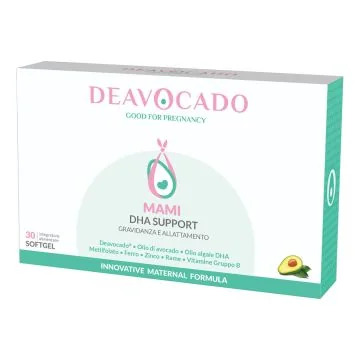 Deavocado Mami Dha Support 30 Softgel Integratore per la Gravidanza