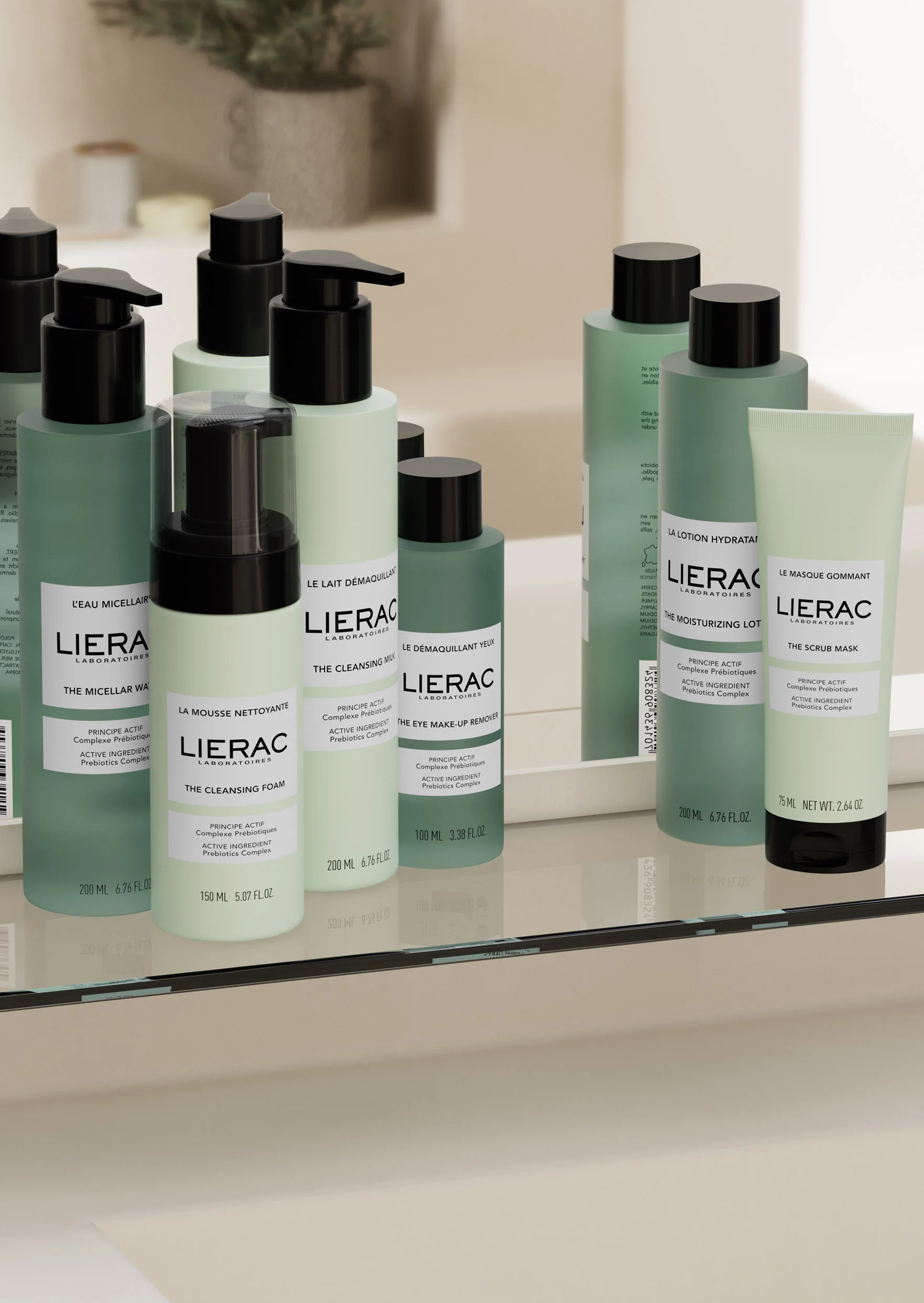 Lierac Duo Mousse Detergente Purificante Viso 150ml Per Tutti i Tipi di Pelle