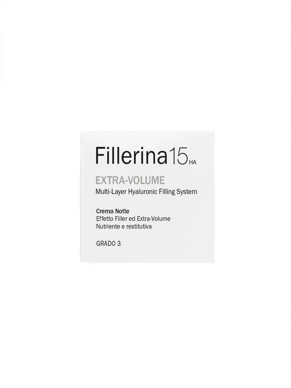 Fillerina 15HA Extra Volume Night Cream Grado 3 50 Ml Riempitiva Volumizzante e Nutriente