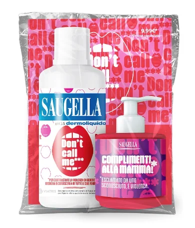 Saugella Bundle Don't Call Me*** Dermoliquido Bundle Detergente intimo Ph 3,5 da 500ml + 100 ml in Regalo