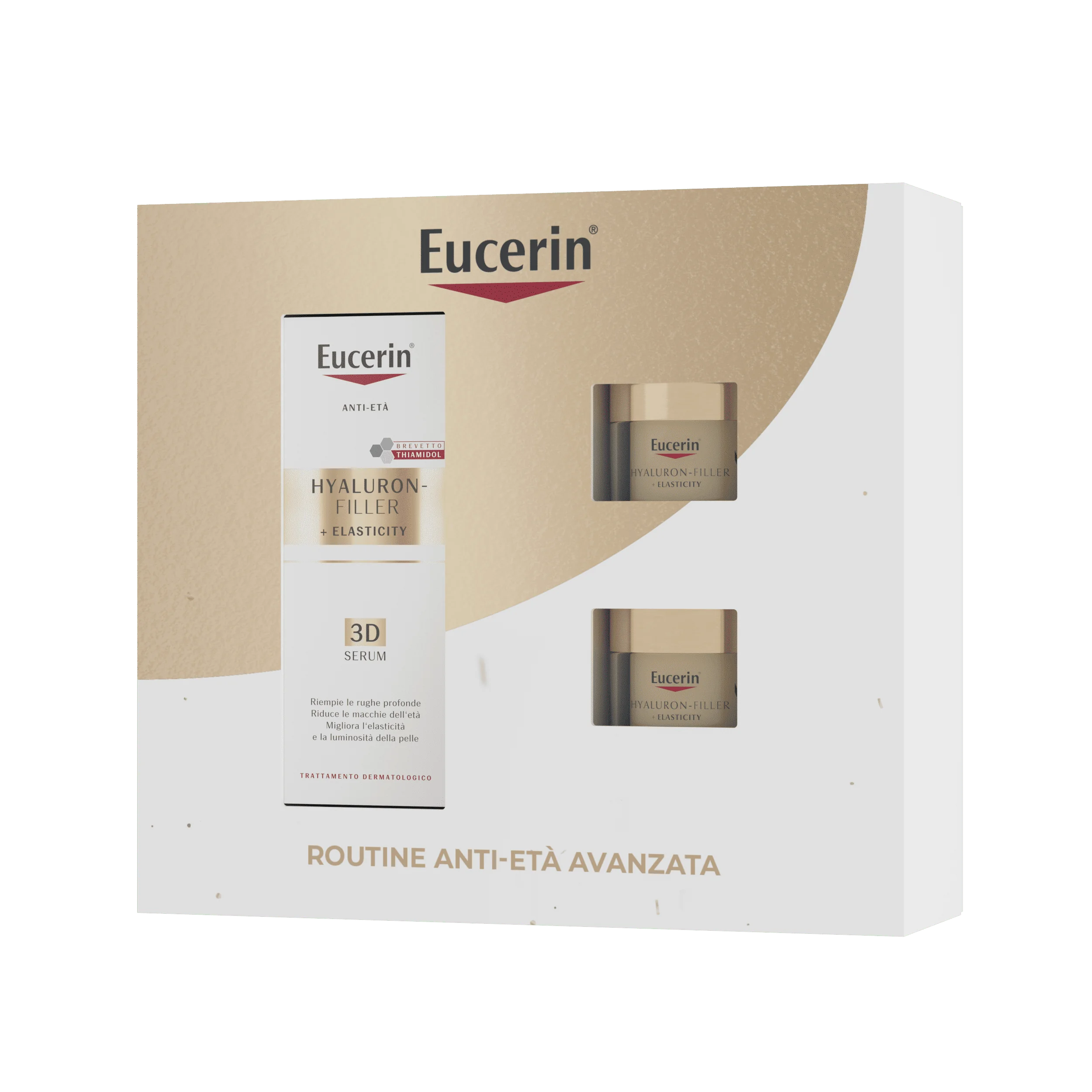 Eucerin Anti Age Xmas Pack Elasticity 3D Serum Mini 2025 Crema Giorno + Crema Notte + Siero