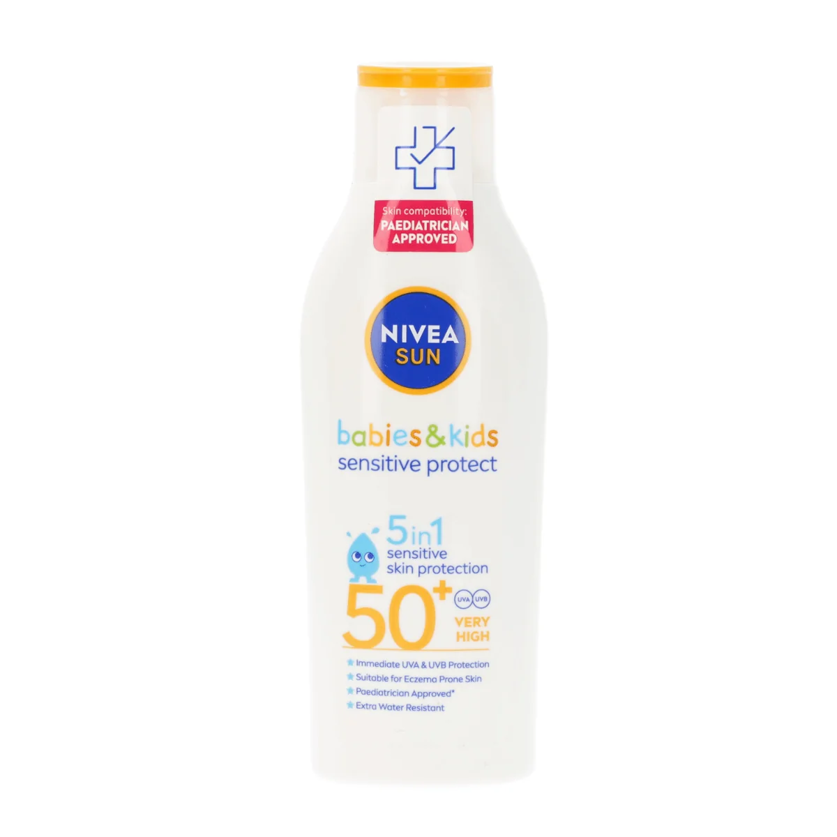 Nivea Sun Kids Protect & Care Spf 50+ Lotion 200 ml Protezione Pelli Sensibili