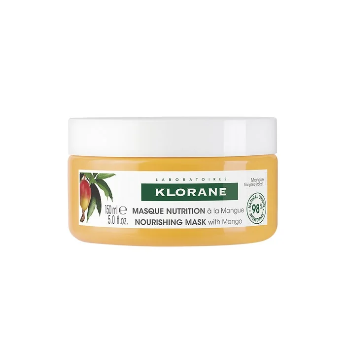 Klorane Al Mango Maschera Capelli Secchi 150 ml Azione Nutritiva e Ristrutturante
