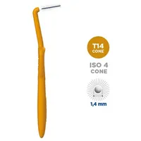 Curasept Proxi Angle Treatment T14 Cone ISO 4 1,4 mm Scovolino Ocra 5 Pezzi