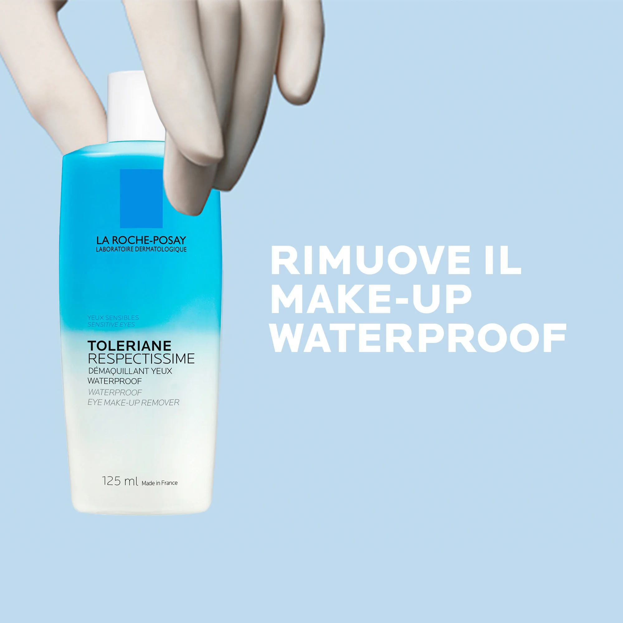 La Roche Posay Toleriane Respectissime Struccante Occhi Bifasico 125 Ml Make up waterproof