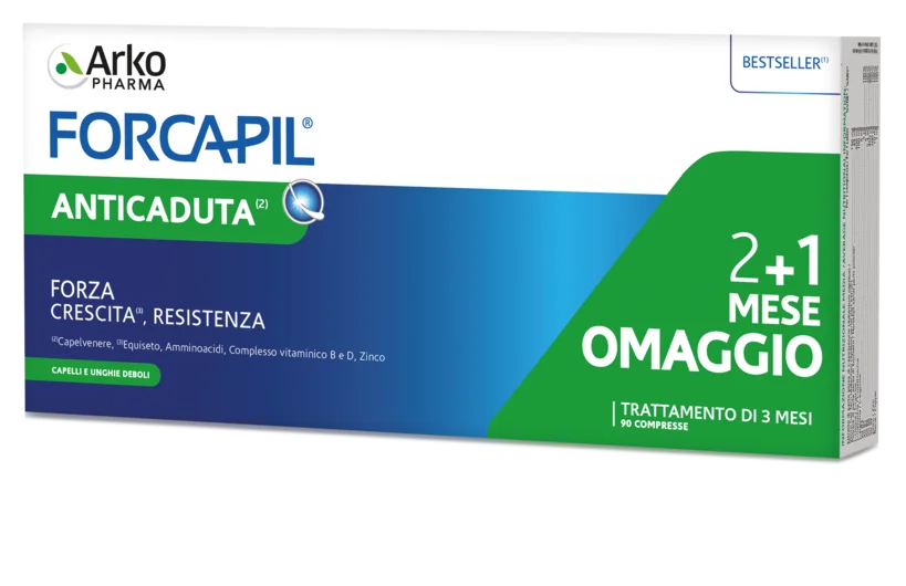 Forcapil Anticaduta 90 Compresse Per Uomo e Donna