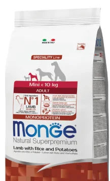 Monge Extra Small Adult Agnello Riso&Patate 800g