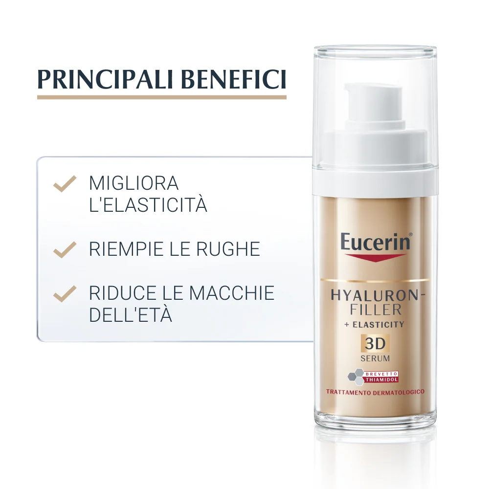 Eucerin Hyaluron-Filler+Elasticity 3D 30 ml Siero Anti-age Viso