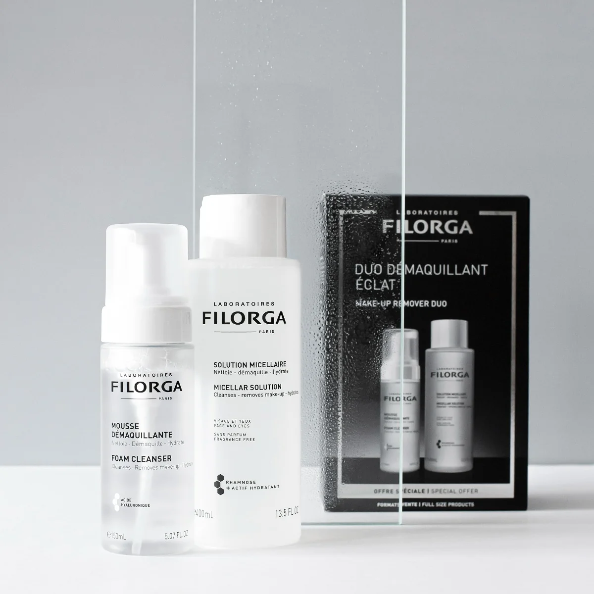 Filorga Acqua Micellare 400 ml + Mousse Detergente Struccante 150 ml Bipacco