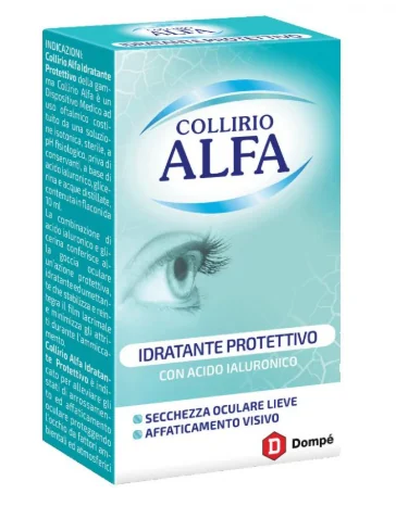 Collirio Alfa Gocce Oculari 10 ml Idratante e protettivo