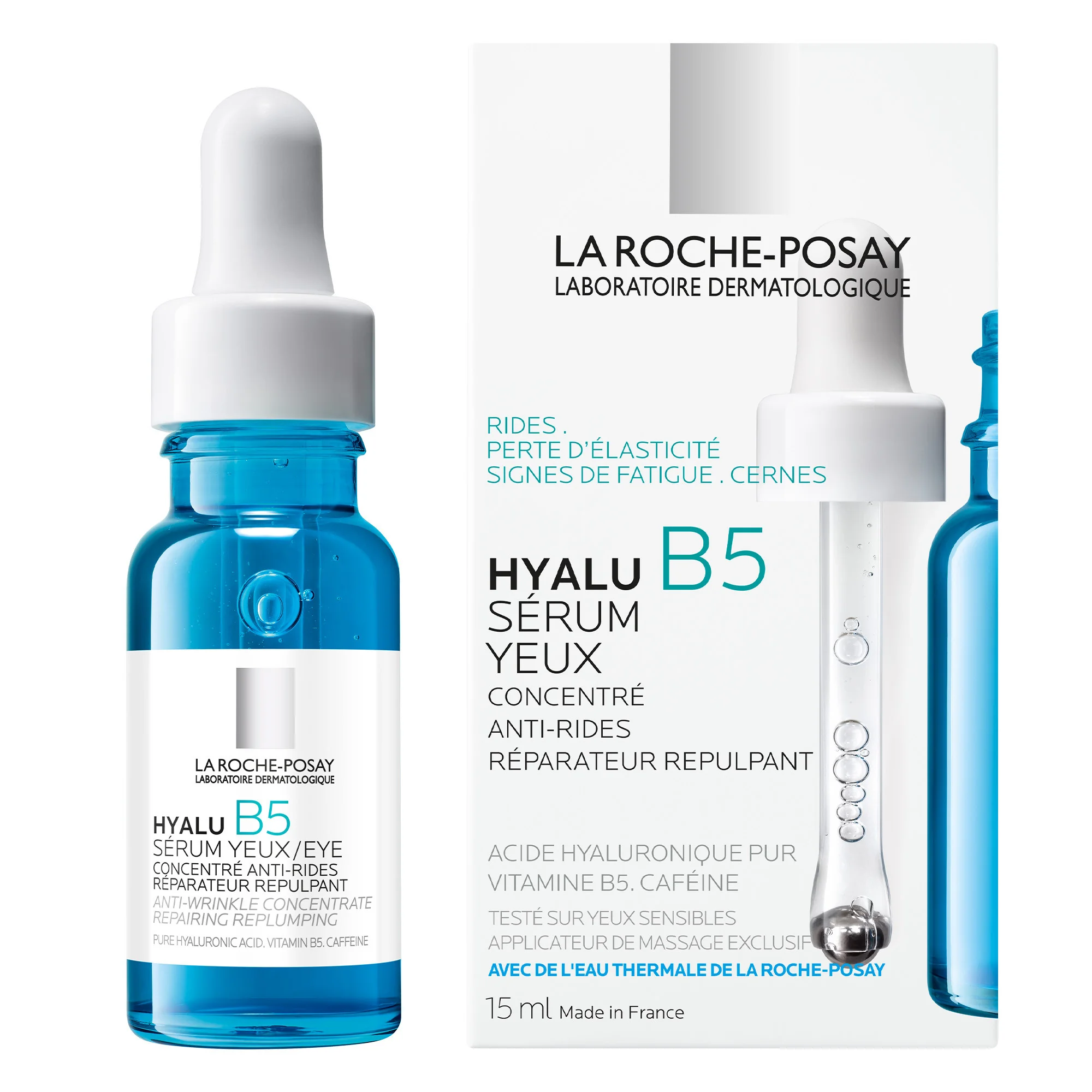 La Roche Posay Hyalu B5 Siero Occhi 15 Ml Concentrato Antirughe con Acido ialuronico