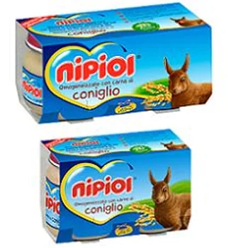 Nipiol Omog Coniglio 120 gx2 Pezzi