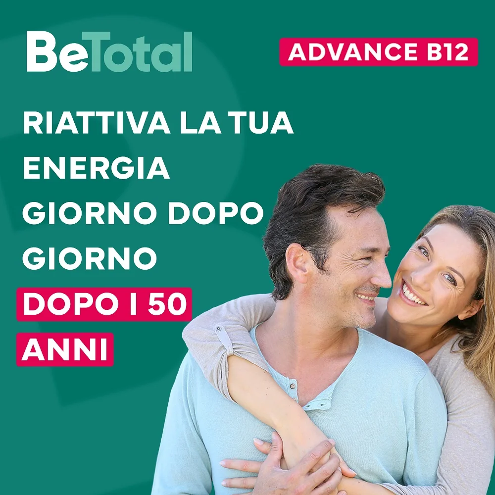 Be-Total Advance B12 15 Flaconcini Integratore Alimentare Vitamina B12 Vitamina B Zinco