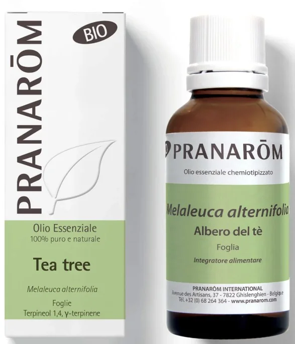 Pranarom Tea Tree Olio Essenziale Bio 10 ml Benessere della Pelle
