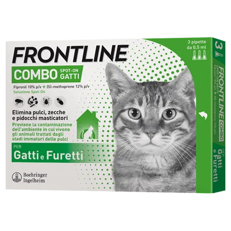 Frontline Combo Gatto Spot-On 3Pip. 0,5Ml 