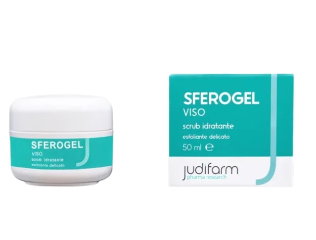 Sferogel Viso Scrub Idratante 50 ml Azione Esfoliante Delicata