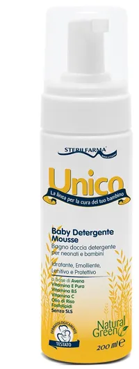 STERILFARMA UNICO BABY DETERGENTE IN MOUSSE 200 ML