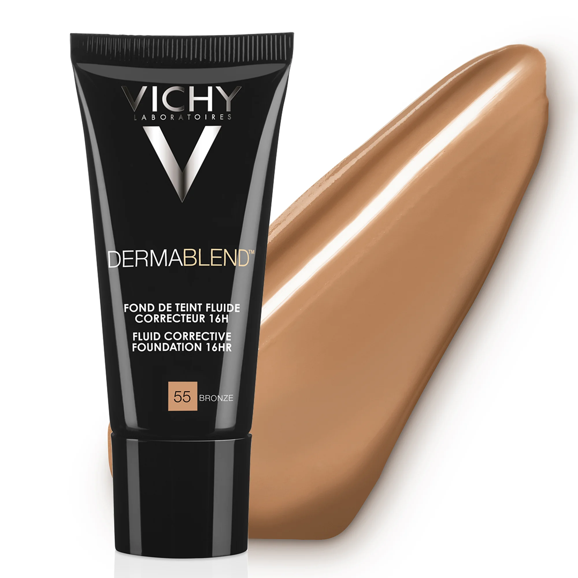 Vichy Dermablend Fluido 55, 30 Ml Fondotinta correttore 16h