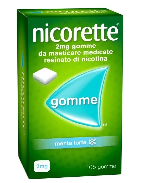 Nicorette 105 gomme Masticabili 2 mg Menta