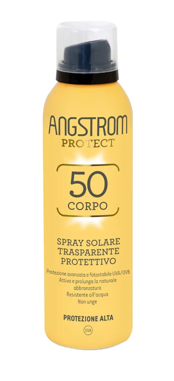 Angstrom Spray Solare Trasparente Corpo SPF 50 Protettivo 150 ml