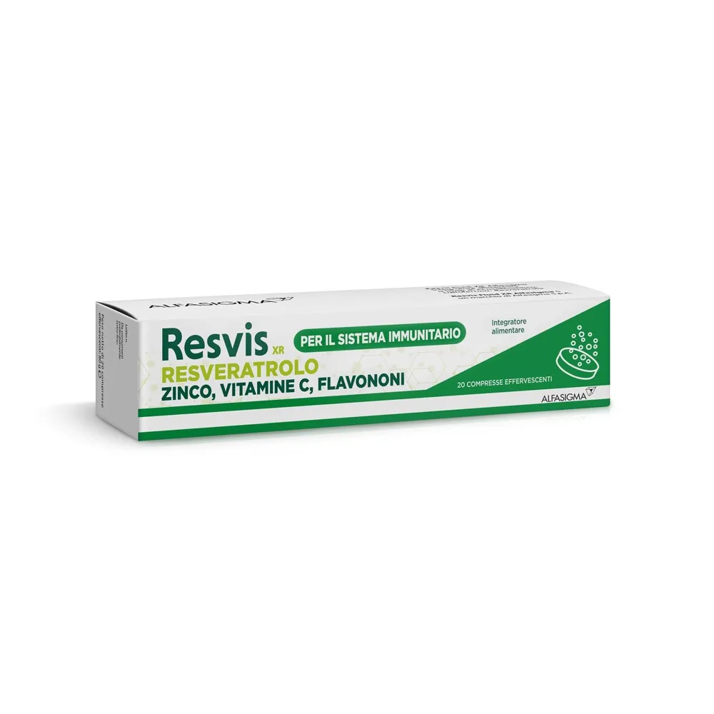Resvis XR 20 Compresse Effervescenti Integratore per Sistema Immunitario