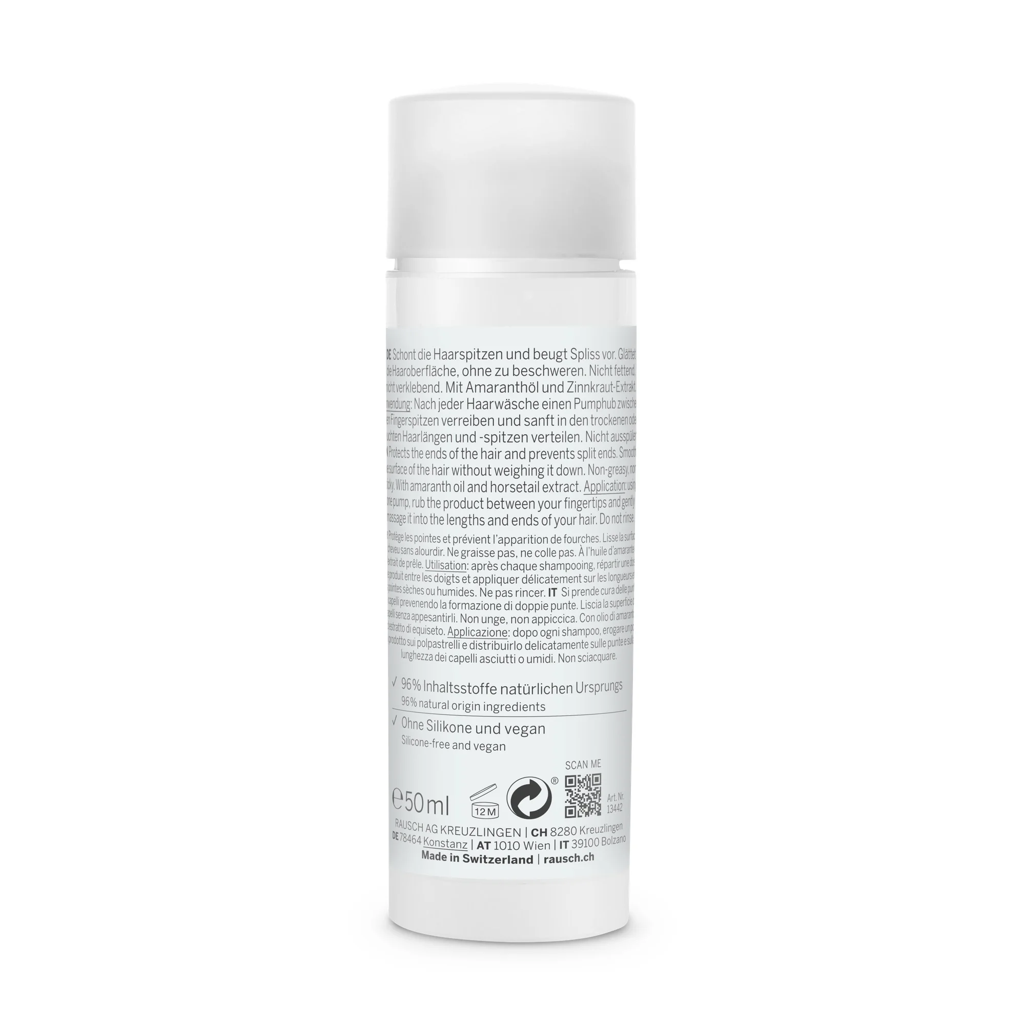 Rausch Crema Riparatrice All'Amaranto 50 Ml