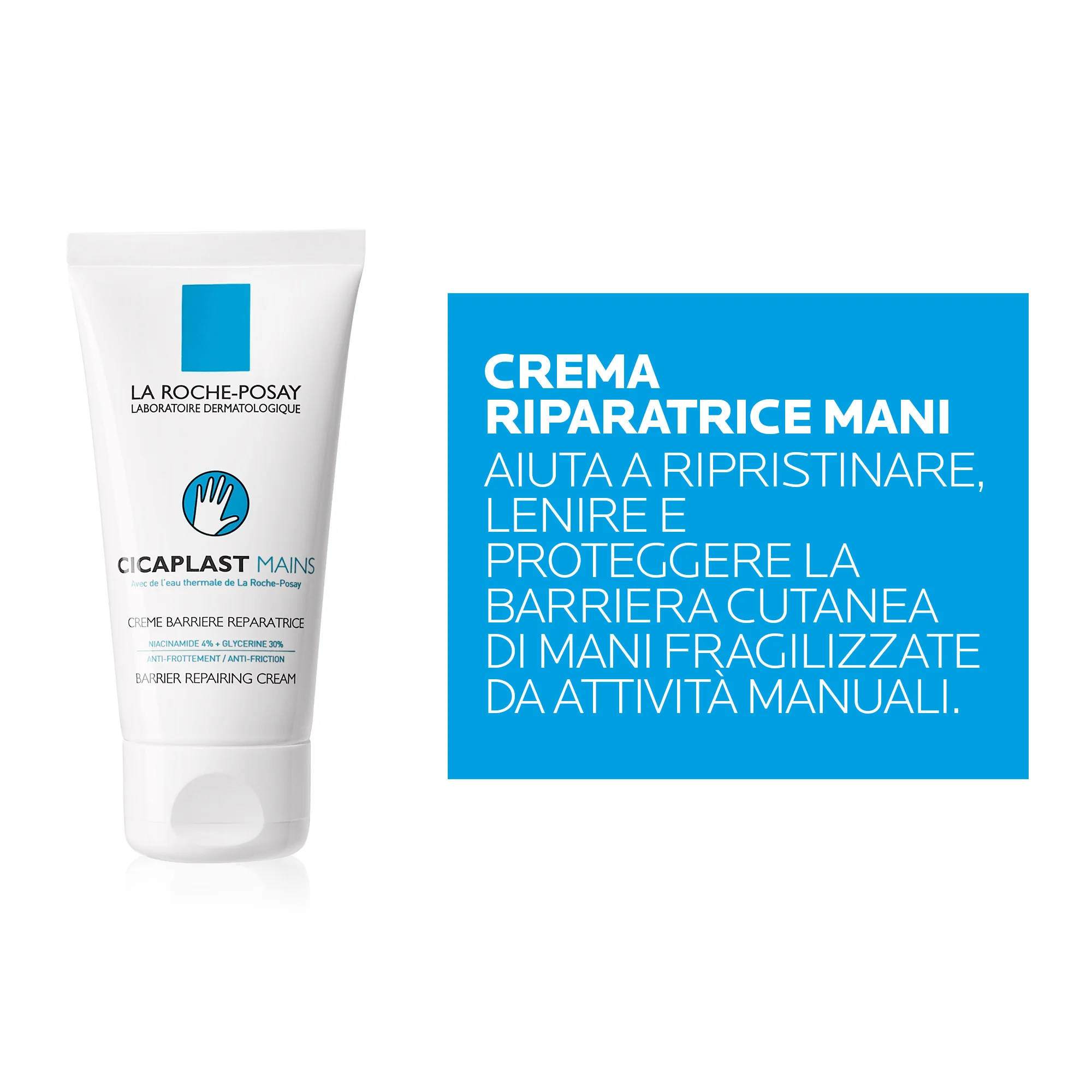La Roche Posay Cicaplast Crema Mani 50 ml Per pelle danneggiata