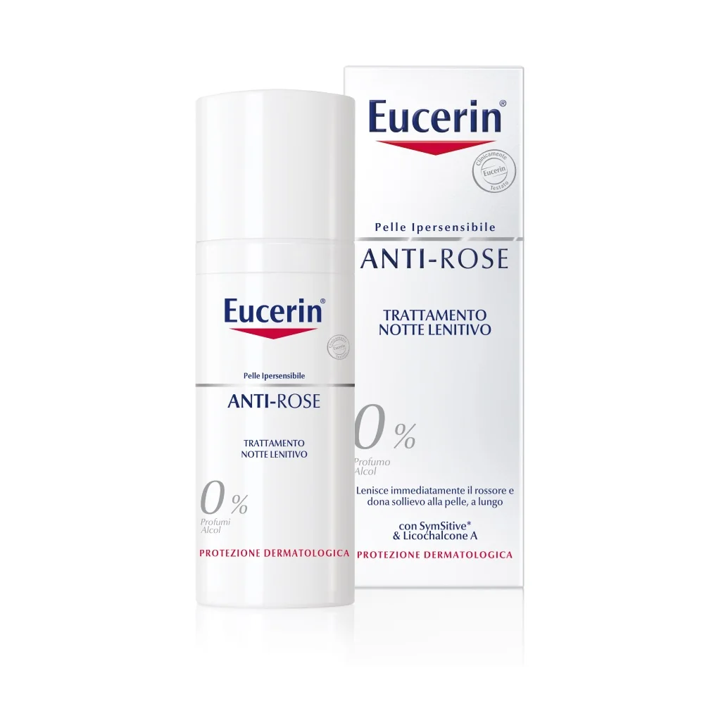 Eucerin Anti-Rose Notte 50 ml Trattamento Lenitivo