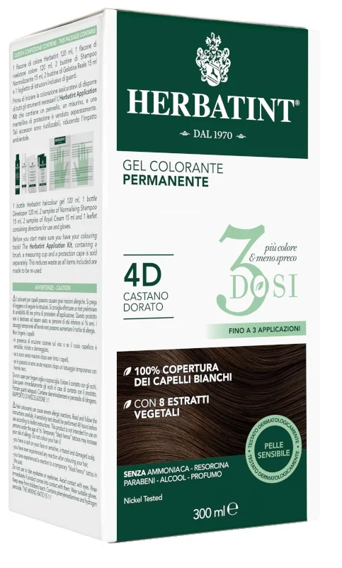Herbatint 3Dosi 4D 300Ml