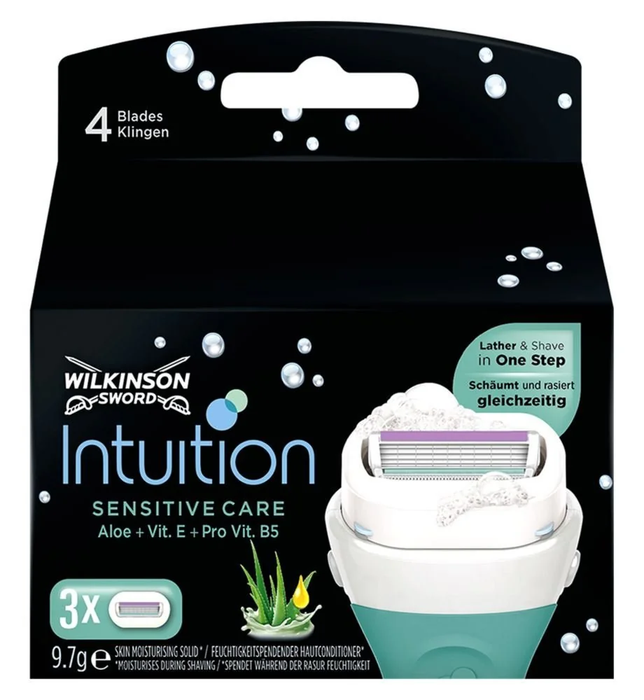 Wilkinson Intuition Sensitive 2in1 Lame x3 Ricariche 2in1
