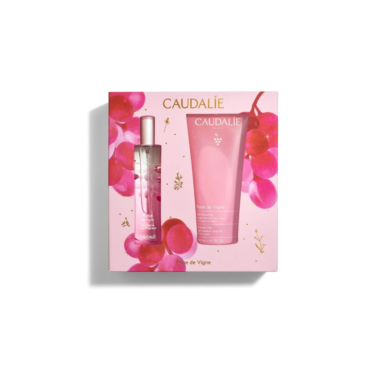 Rose De Vigne Cofanetto Xmas 2025 Acqua Profumata 50ml + Gel Doccia 200ml