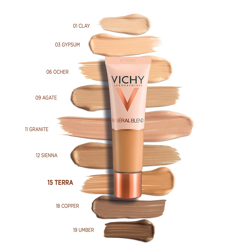 Vichy Minéralblend Fondotinta 15, 30 Ml Idratante