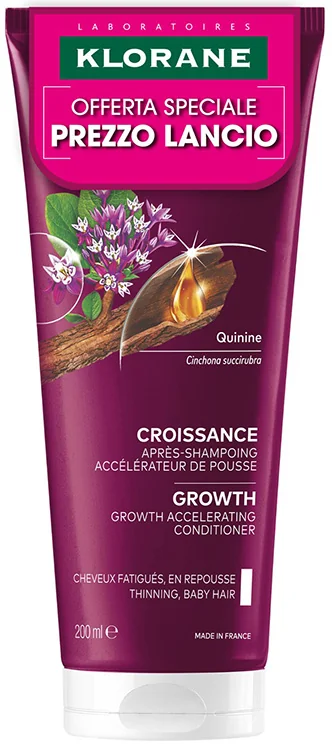 Klorane Balsamo Chinina Fortificante 200 Ml Stimolante della Crescita