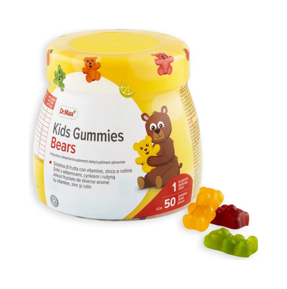 Dr. Max Kids Gummies Bears 50 Pezzi Multivitaminico Per Bambini