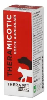 Theramicotic Gocce Otologiche 25 Ml Per Cani e Gatti