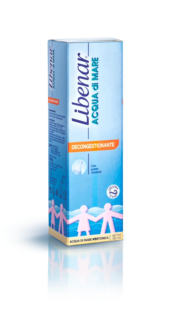 Libenar Acqua di Mare Spray Ipertonica 100 ml Decongestionante