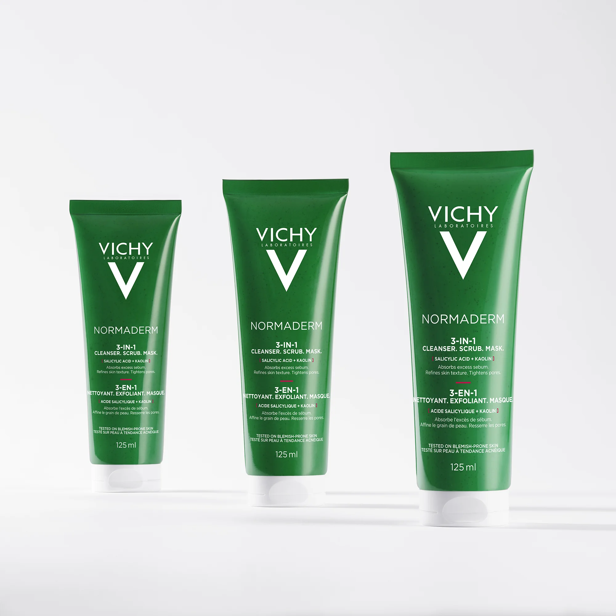Vichy Normaderm 3in1, 125 Ml Purificante