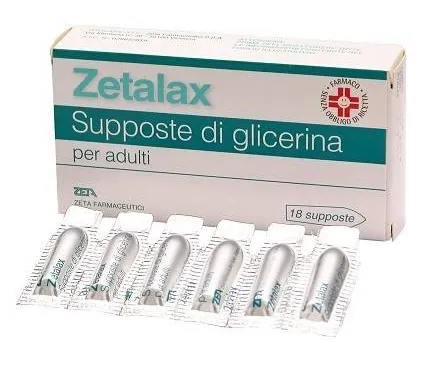 Zetalax Adulti 2,25 gr Glicerolo 18 Supposte