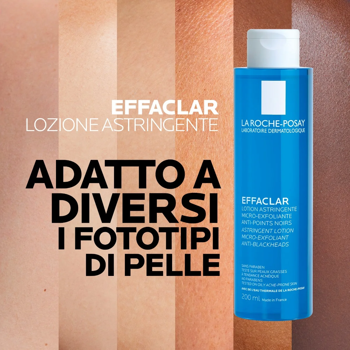 La Roche Posay Effaclar Lozione 200 Ml Astringente e microesfoliante