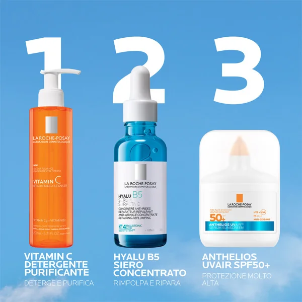 La Roche Posay Anthelios Uvair Spf50+ 50 Ml Siero solare ideale per l'utilizzo quotidiano