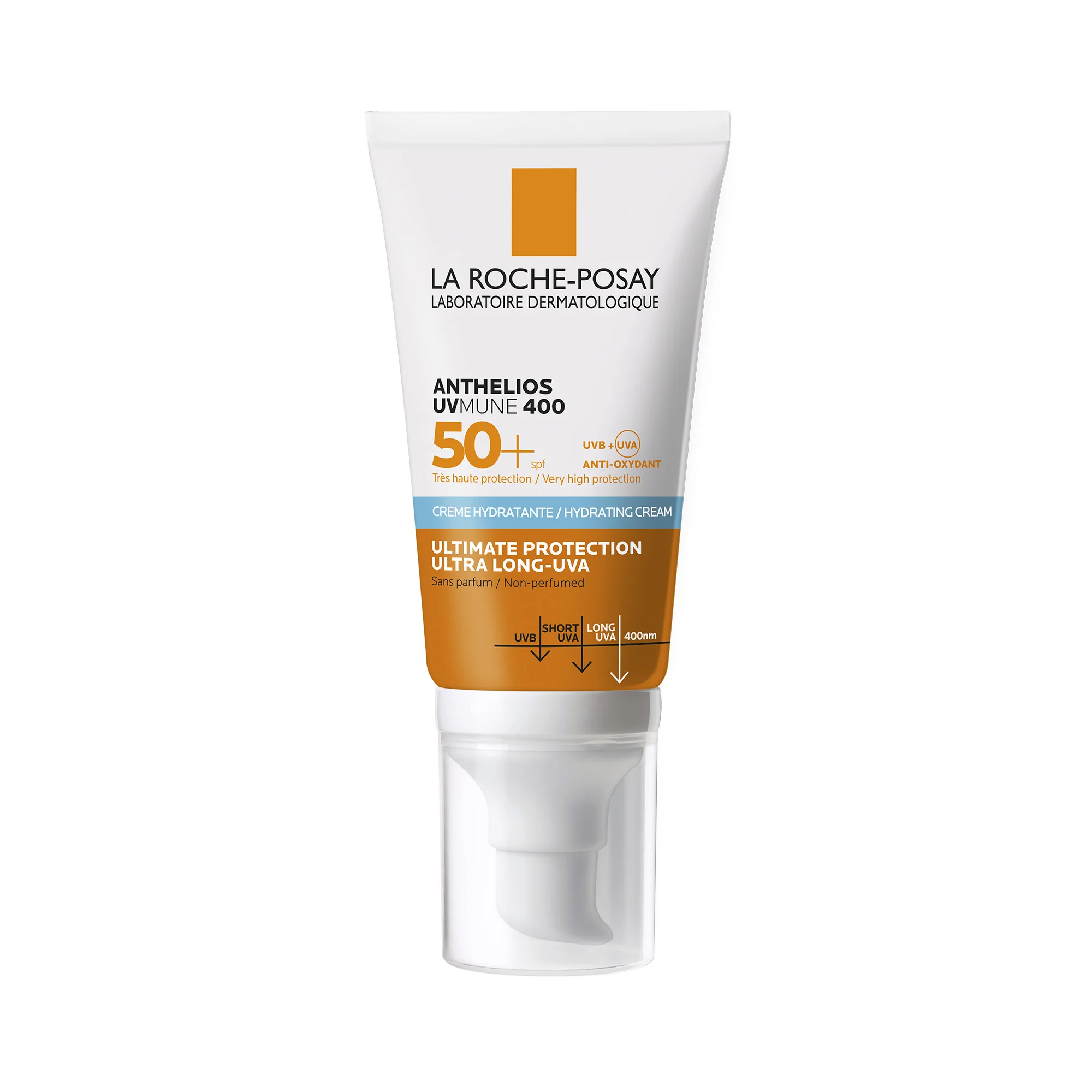 La Roche Posay Anthelios Uvmune 400 SPF 50+ Senza Profumo 50 ml Crema Idratante che Offre Protezione Estrema da UVA Ultra Lunghi