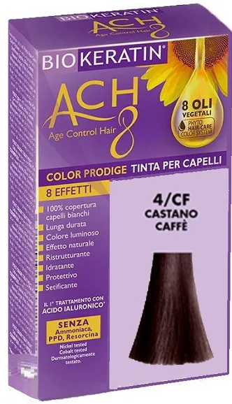 Biokeratin Ach8 4/Cf Castano Caffè Tinta Per Capelli