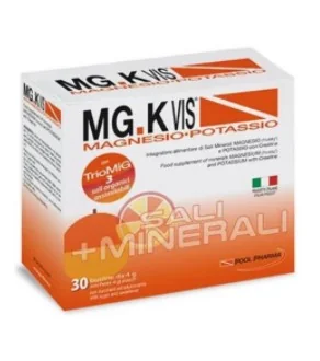 MG.K Vis Magnesio Potassio Arancia 30 Bustine Integratore Sali Minerali
