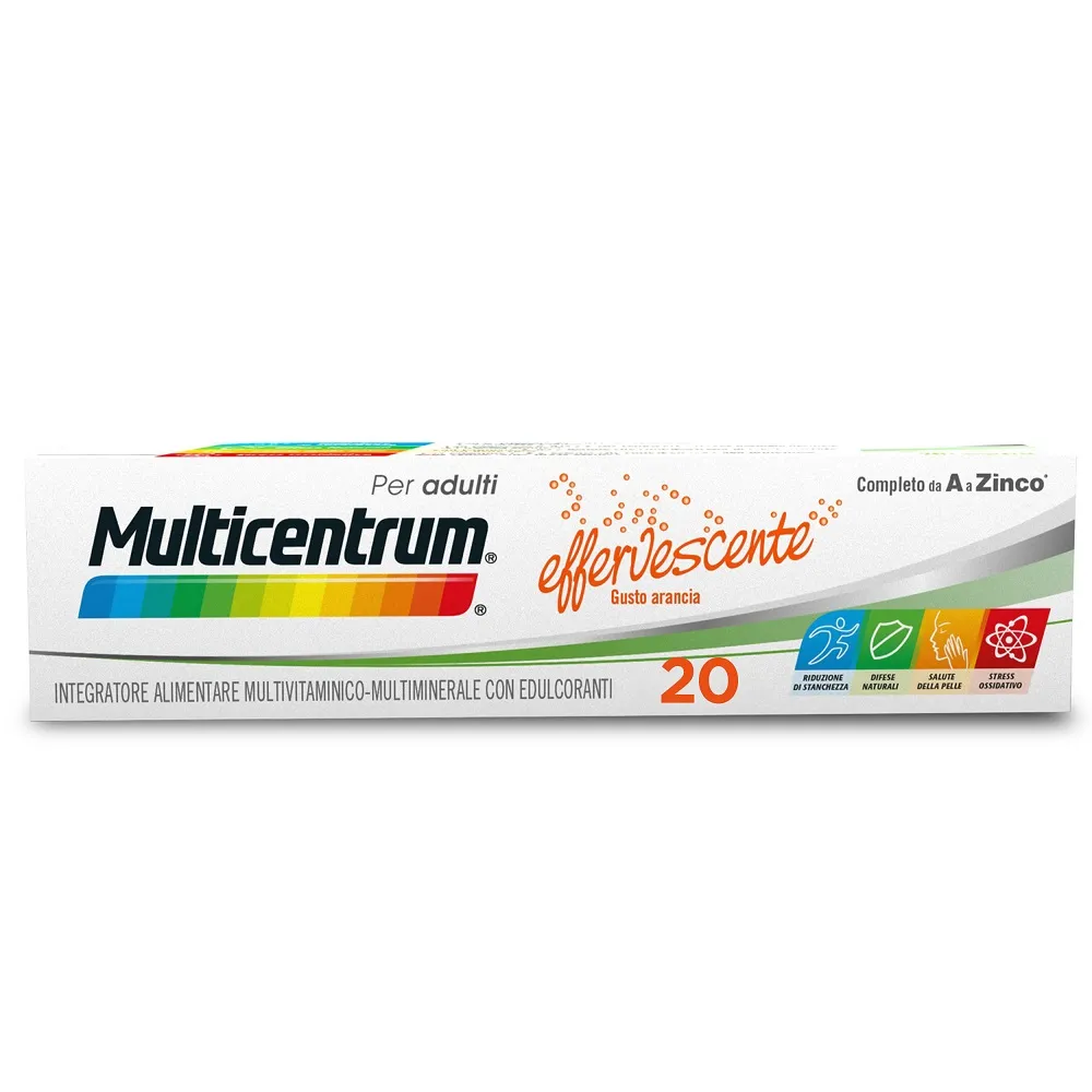 Multicentrum Effervescente Integratore Multivitaminico Multiminerale 20 Compresse Vitamine