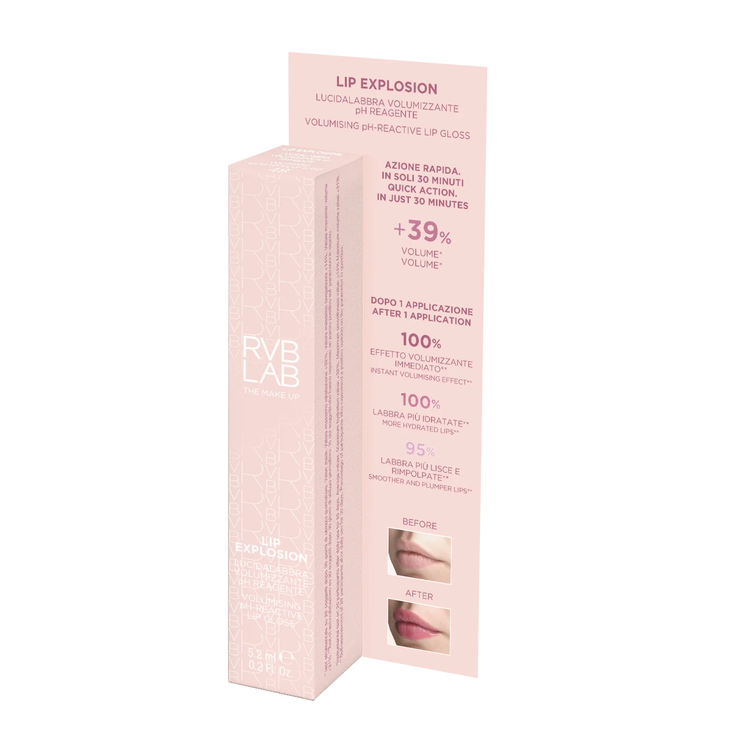 RVB Lab Lip Explosion Lucidalabbra 5,2 ml Volumizzante pH Reagente