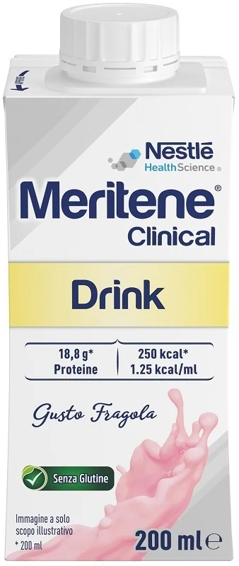 Meritene Clinical Fragola 200 Ml Senza Glutine