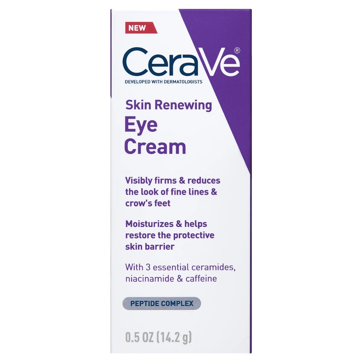 CeraVe Skin Renewing Crema Contorno Occhi con Peptidi 15 Ml Previene i primi segni dell'invecchiamento