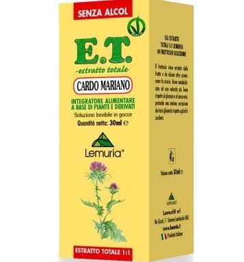 Lemuria Cardo Mariano Estratto Totale Funzionalità  Digestiva ed Epatica 30 ml