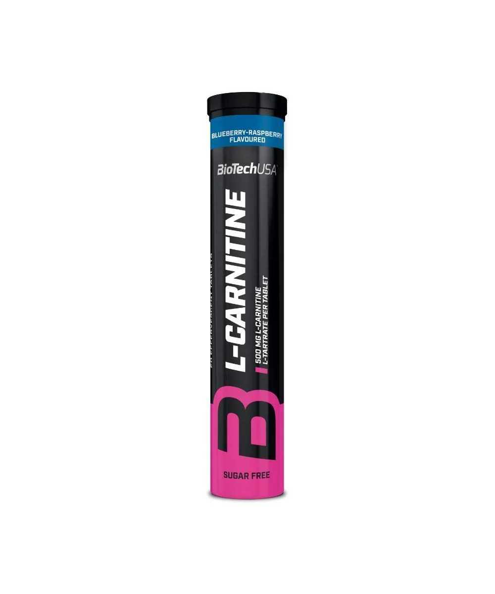 Biotechusa L-Carnitine Effervescente Lampone Mirtillo 20 Compresse Senza Glutine