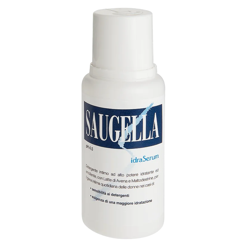 Saugella Idraserum Detergente Intimo 200 ml Alto Potere Idratante